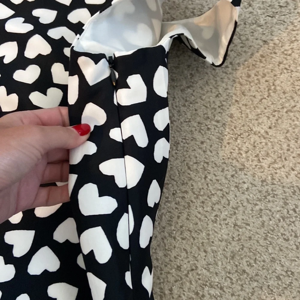 🌟 NWT Kate Spade “Dancing Hearts Domino Dress”, size 0.🌟